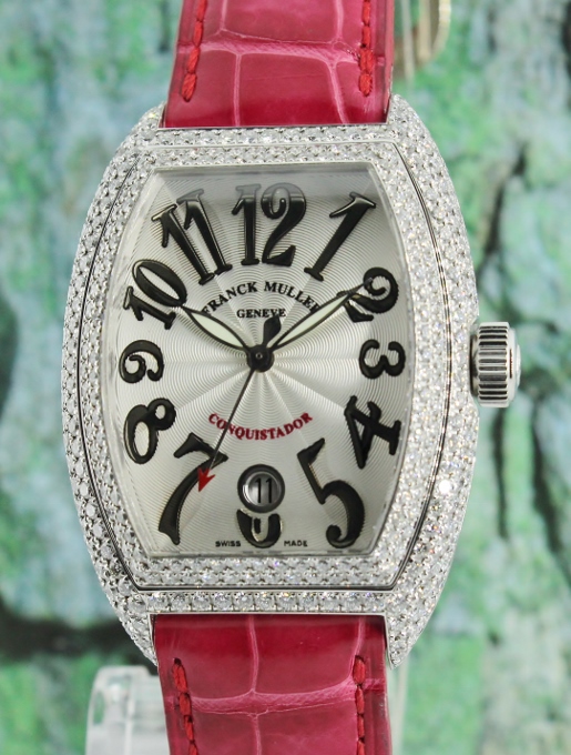 (image for) 100% Original Franck Muller Conquistador In 18K White Gold Automatic / 8002 SC D